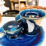 天ぷら はせ川 - この酒器がなかなかで、純米吟醸酒が更に美味しくなります