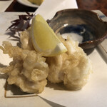 炭焼 うな富士 - たら白子天ぷら