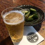 炭焼 うな富士 - サービスのお漬物