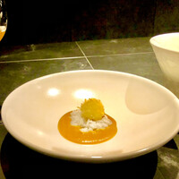 串揚げPyon - 〆はうどんと半々でカレーを　適量ですね