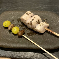 焼鳥 みかど - 銀杏、ささみと黒生胡椒