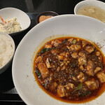 チャイナバル　BIGUP！ - 料理写真:麻婆豆腐のセット