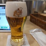 エビスバー - エビスビール660円グラス