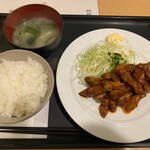 洋食 ともんちゃ - 肝テキセット870円