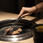 焼肉 六六六 - 厚切り上ネギタン塩