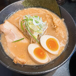 Oreno Ramen Kouta - 濃厚魚介味噌に味玉トッピング（食べログクーポン）