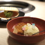焼肉 六六六 - バニラ＆カタラーナ、抹茶アイス