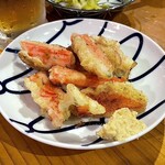 魚寿司 - ＊蟹かま磯辺揚げ（¥439）