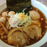 麺カフェ ひまわり - ネギと生姜を載せました