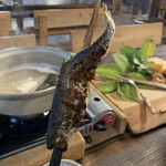 山菜料理 みたき園 - やまめ山椒味噌焼き