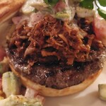 オールドニューダイナー - パティの上にプルドポーク！！