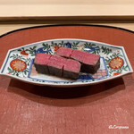 御料理 寺沢 - いわて牛のシャトーブリアンの炭火焼