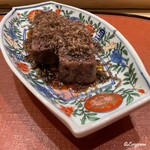 御料理 寺沢 - いわて牛のシャトーブリアンの炭火焼にたっぷりの黒トリュフ