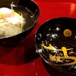 銀座 きた川 - 椀は鱧松