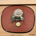 御料理 寺沢 - 煮物代わりの土瓶蒸し