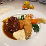 神戸開花亭 - ☺︎ミニハンバーグ　☺︎ミニエビフライ(白身魚フライ) ☺︎ミニ蟹クリームコロッケ