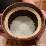 御料理 寺沢 - 土釜炊きのごはん