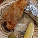 割烹 市川 - 手羽先の塩焼き