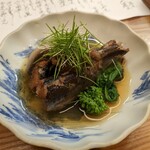 割烹 市川 - 鰯の梅肉煮