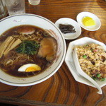 巴家 - 巴家　ラーメンと半チャーハンセット