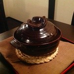 喜和美家 - Ｈ25.05②　【食事】　雲丹と新牛蒡の炊き込み御飯