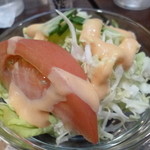 Ine - 2013.05 サラダか味噌汁、食後のドリンクがついて７３０円めっちゃリーズナブル♪