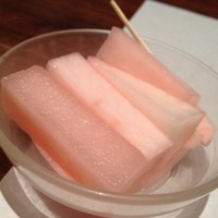 串処 最上 心斎橋店 - 生姜様。甘酸っぱくて美味。