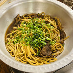 かも料理　まりも本店 - 〆のすき焼きちゃんぽん