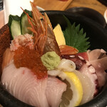 さかなや道場 - 海鮮丼(上)