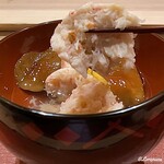 御料理 寺沢 - ずわいがにの蟹真薯