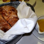 マッシュルーム - パンとオリーブオイル