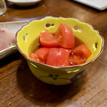 鮨よし - トマト。(美味かった)