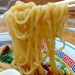 とら食堂 - 手打ち中太麺