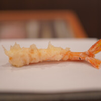 天白 - 序盤の再巻海老　鹿児島産