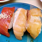 天下寿司 - 漬け3種