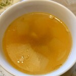 ポモドーロ - ○スープ
            野菜タップリなコンソメスープ。