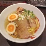 にぼしらーめん とつき - 夜限定 ゆず塩ラーメン+味玉(130515)