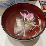 鮨　あら田 - 鯛のお吸い物。