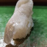 てっちゃん寿司 - エンガワ塩。