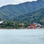 岩村もみじ屋 - JRフェリーだと行きは鳥居の前を通りますよ☆