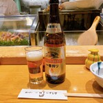 Shiogama Sushi Tetsu - ビールを頂きました