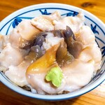 みなと食堂 - ホッキ貝刺身丼