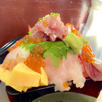 海鮮重 御殿様 - お殿様重（ご飯大盛り）