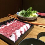 西新初喜 - ◆黒毛和牛のしゃぶしゃぶ用肉