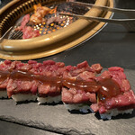 焼肉 やまと - 鮮馬 ユッケ寿司