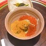 銀座くどう - からすみとイクラ