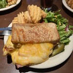 タイムアンドスペース - grilled cheese sandwich bacon(＋extra cheese)