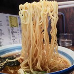 一兆堂ラーメン - 支那そば748円麺アップ