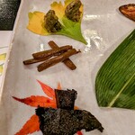 郷土料理ともん - 蕗味噌/蕗の薹の煮付け/きゃらぶき/コウタケの煮付け