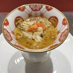 Ji-Cube - 上海蟹のフカヒレ・スープ フォアグラの茶碗蒸し 赤酢